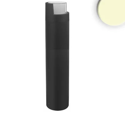 LED Wegeleuchte Poller-6, 70cm, 6W, sandschwarz, warmweiss