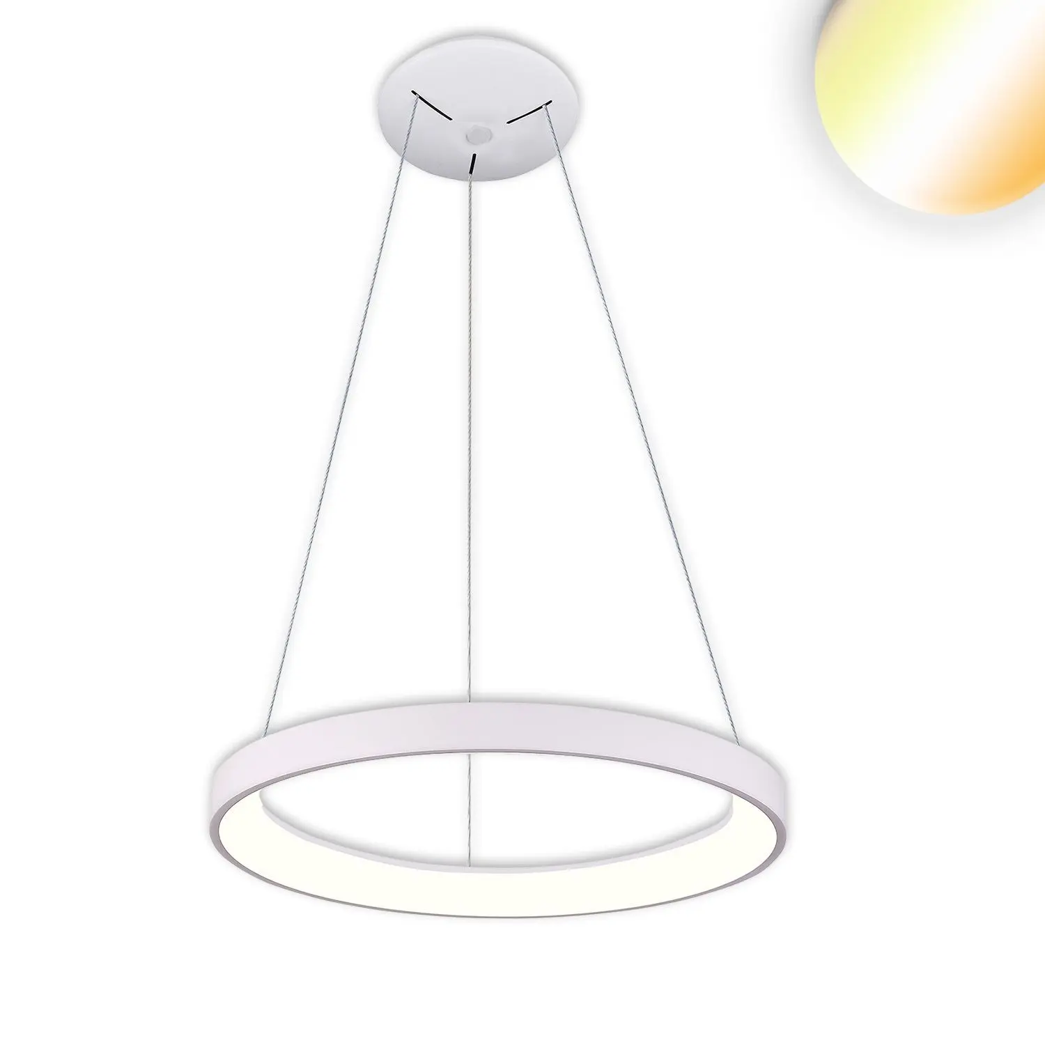 LED Hängeleuchte Orbit 480, weiss, 38W, rund, ColorSwitch 3000|3500|4000K, dimmbar