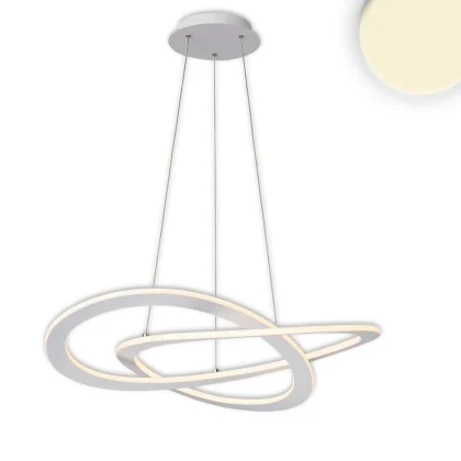 LED Hängeleuchte Design 600, weiss, 40W, rund, 3000K, dimmbar