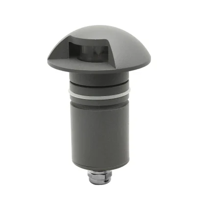 LED Bodeneinbaustrahler, rund 1SIDE 60mm, schwarz, 12-24V, IP67, 3W, 60°, warmweiss