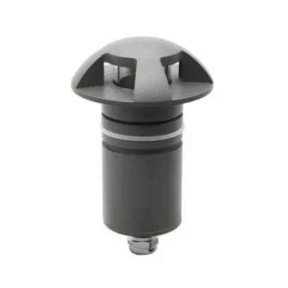 LED Bodeneinbaustrahler, rund 4SIDE 60mm, schwarz, 12-24V, IP67, 3W, 60°, warmweiss