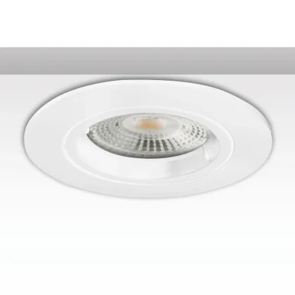 Einbaurahmen rund, Lochausschnitt 68mm, weiß, für GU10/MR16 Spots