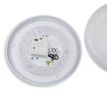 LED Deckenleuchte 13|18W mit HF-Sensor, weiss rund, DN280, IP64, 120lm/W, ColorSwitch 3000|4000|6000K